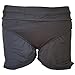 HOLYSNOW Women Swimwear Brord Shorts Women Swim Trunks with Liner Shorts Black S
