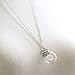 Rinhoo Wish Necklace Real Dandelion Seed Necklace Floating Charms Pendant Necklace Bridesmaids Gift