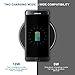PICTEK Wireless Charger Compatible with iPhone X XS Max XR 8 8 Plus, (Black 2)