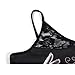 TrendiMax Women Gothic Skull Tank Tops Punk Rock T Shirt Lace Patchwork Floral Death Top Blouse