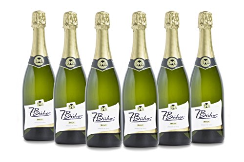 Sket Brut 7 Búhos - Schaumwein - 1 Flasche 750 ml - Kräftiger Sekt - Cava subtil fruchtig - Macabeo und Parellada… – Bild 2