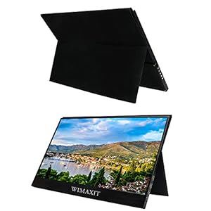 WIMAXIT - Display touch screen esterno, 15,6 pollici, ultra sottile, 1920 x 1080, schermo a 16: 9, tipologia C/ USB C… - immagine 6