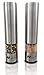 Noella Electric Salt and Pepper Grinder Set: With LED Light, Quality Stainless Steel Construction - 100% Guarantee