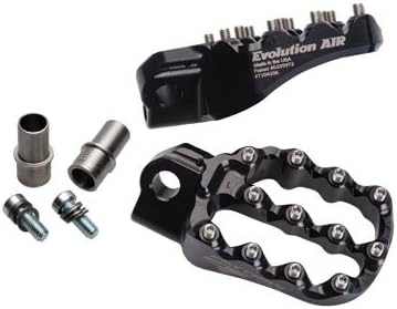 Fastway Evo Air Motorcycle Foot Pegs Kit Black for Suzuki V-Strom 1000 (ABS) Adventure DL1000ADV 2012