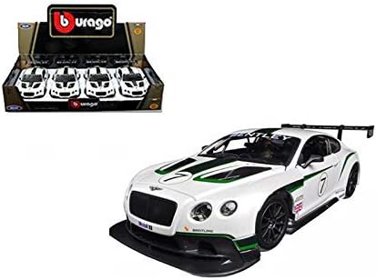 New DIECAST Toys CAR BBURAGO 1:24 Display Bentley GT3 1 Item Without Retail Box 24008