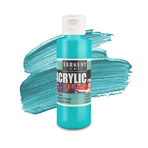 Sargent Art Primary Acrylic Paint Set, 4 Ounce bottles x 6 Pack Set
