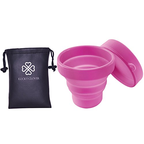 6 LUCKY+CLOVER+Collapsible+Sterilizing+Menstrual