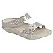 FitFlop Womens Ringer Superlight Z-Slide Sandals In Jelly Silver Size 7