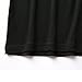 Liang Rou Women's Mini-Ribbed Stretchy Short Sleeve V-Neck Tee Black S