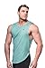 Jed North Loose Fitted Workout Muscle Tee Bodybuilding Stringer Tank Top,Green,Small