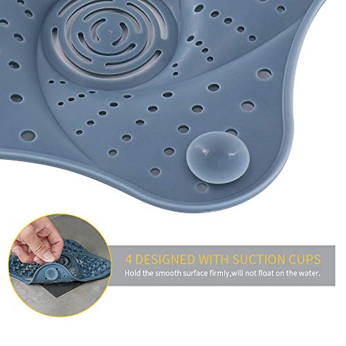 Drain Hair Catcher, NOTSEK Shower Drain Hair Catcher Bathtub Kitchen Sink Stopper Shower Drain Hair Trap Hair Drain Catcher (BLACK)