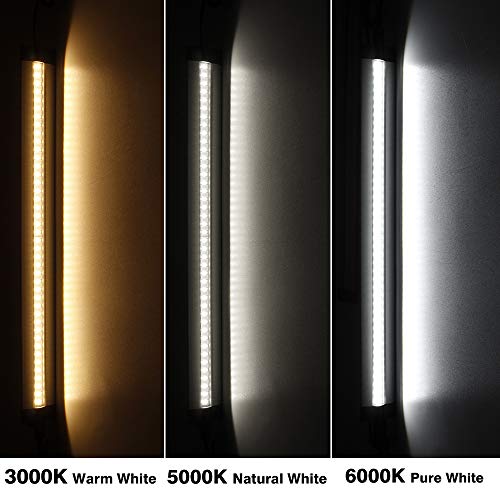 Solarlang LED Under Cabinet Light, Ultra-Thin Design, 1OW CRI90+, 900 Lumens, Nature White 4000K, Kitchen Cabinet Strip Lights with Touch Dimmer Switch, 2 Pack