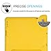 HDE Case for iPad 2 3 4 Kids Shockproof Bumper Hard Cover Handle Stand with Built in Screen Protector for Apple iPad 2nd 3rd 4th Generation (Yellow)