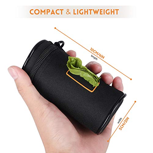 MalsiPree Dog Poop Bag Holder Leash Attachment, Dog Waste Bag Dispenser