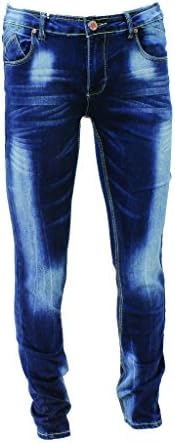Evolution Division Men's Blue Washed Jeans (6 Styles)
