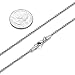 FOSIR 2-4MM Mens Womens Stainless Steel Silver Rolo Cable Chain Necklace 18-36 Inch