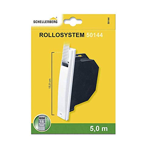 Schellenberg 50144, weiß Einlasswickler-Set Mini, 150 mm, 220 V