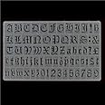 20mm Old English Lettering Stencil