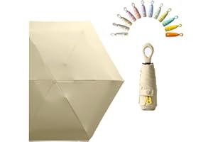 miliyadexin Mini Umbrella For Purse, Small Travel Umbrella Compact Waterproof Umbrella for Light Rain, Suitable for Women Purse and Pocket