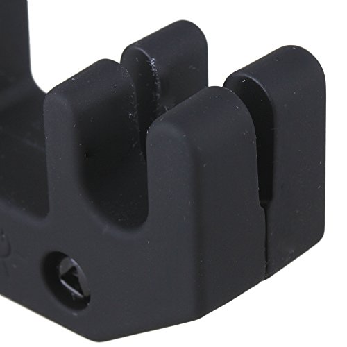image for Yibuy 55x25x17mm Black Rubber Violin Viola Practice Mute