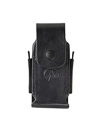 Leatherman, funda de piel con bolsillos con capacidad para herramientas de 4,5", premium, color negro