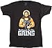 Ann Arbor T-shirt Co. Hallowed Be Thy Gains | Funny Muscle Jesus Weight Lifting Work Out Humor T-Shirt-(Adult, M) Black