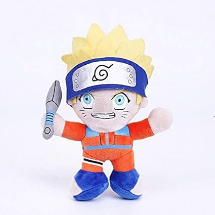 HT TOYS Anime Figurine Naruto Peluche Doll 25cm Japan Manga Figure Short Plush Stuffed Figure Toy
