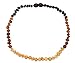 Raw Baltic Amber Teething Necklaces for Babies (Unisex) (Reverse Rainbow) - Anti Flammatory, Drooling & Teething Pain Reduce Properties - Natural Certificated with The Highest Quality Guaranteed. ...