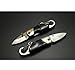 Z-one Mini Keychain Knife - Concealed Chain Knife Box Cutter for Keychain or Bottle Opening Outdoor Rescue Tactical Pocket Knife(Stainless Steel)