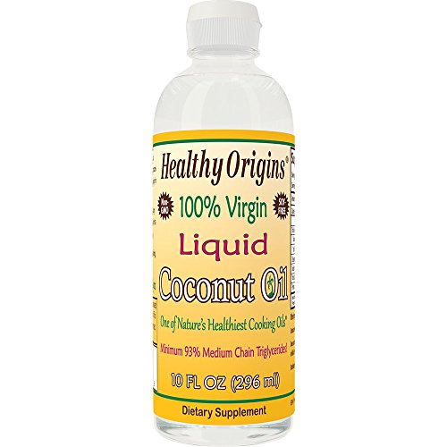 Healthy origins liquid coconut oil (93% mct), 10 ounce