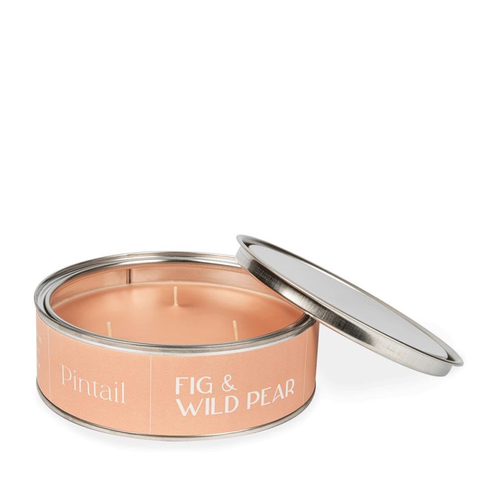 Pintail Large Scented Triple Wick Candle in Tin - Fig & Triple Pear