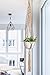 TIMEYARD Macrame Plant Hangers Set of 3 - Handmade Indoor Outdoor Hanging Planter Plant Holder - Modern Boho Home Decor