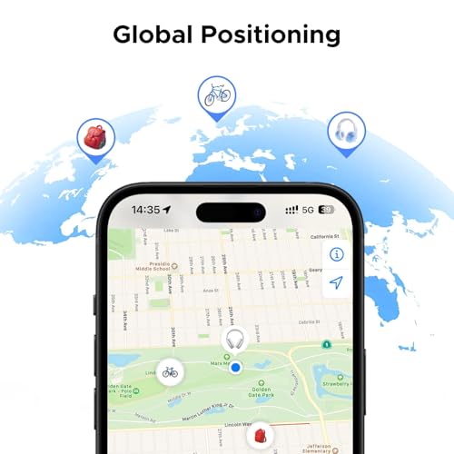 UGREEN Finder Slim 2 Wallet Tracker Card (iOS Only), Smart Location Tracker Bluetooth 5.0 Anti-Lost Tag Compatible with Apple Find My Network, 7-Year Battery Life No Charging Needed