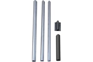 BESTNEST S&K Telescoping Bat House Tri-Pole with Ground Socket, 15' - Durable Aircraft Aluminum, Includes Adapter for Bat House
