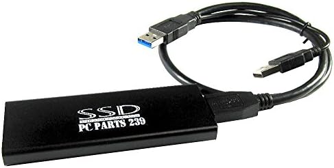 M.2 SATA to Dual Power USB3.0 JMS567 UASP SSD Extarnal Enclosure PC PARTS 239 028