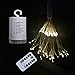 6 Silaba 3 Pack LED Decorative Starburst Fairy Hanging Copper Wire String Lights(Waterproof) with 8 Mode Dimmable Battery Operated Remote Control(Warm White).