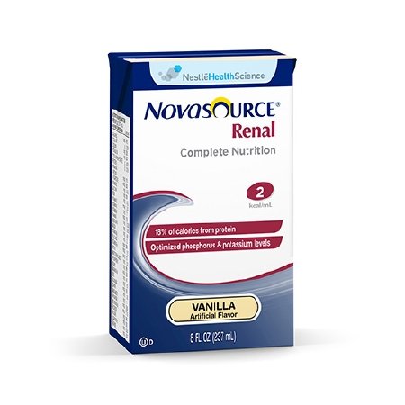 Novasource Renal Vanilla Brikpak 27 X 8oz Case **2 CASE SPECIAL**