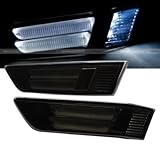 03-07 Infiniti G35 2DR Coupe LED DRL Side Marker Bumper Lights Smoke 03 04 05 06 07