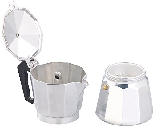 Cucina di Modena Espressokocher: Espresso-Kocher für 6 Tassen, für Gas, Elektro-Herd und Ceran-Feld (Mokkakanne) – Bild 5