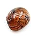 favoramulet Natural Banded Agate Palm Stone, Polished Worry Healing Crystal Specimen Sphere Pebble Irregular Shaped, 100-150g