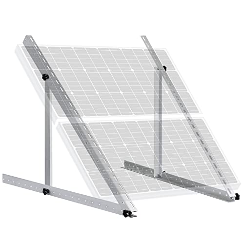 ECO-WORTHY 41in Solar Panel Mount Brackets, with Foldable Tilt Legs, Adjustable Mounting ...