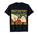 Vintage Best Cat Dad Ever Bump Fit T-Shirt
