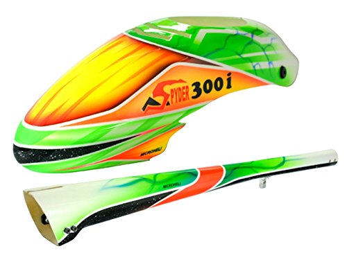 Microheli Airbrush Fiberglass Lightning Fuselage - SPYDER 300I