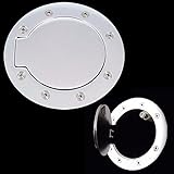 For 2003-2006 (2006 fits base model only) HUMMER H2 Chrome Plated Billet Fuel Gas Door