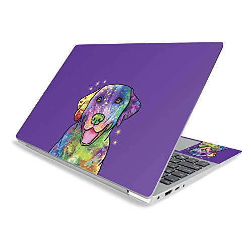 MightySkins Skin for Lenovo Ideapad S340 15" (2019) - Golden Retriever Rainbow…