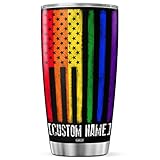 CUBICER Personalized Coffee Tumbler Lgbt Travel Cup