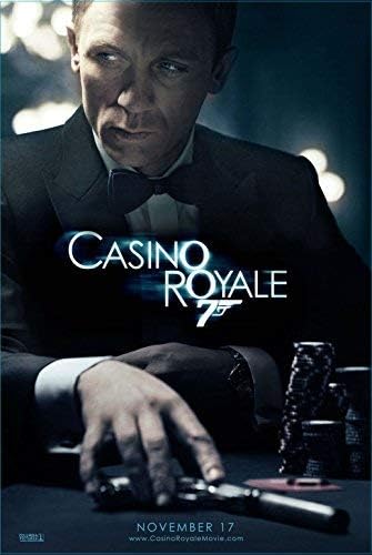 Black Creations Casino Royale 6 Movie Poster Canvas Picture Art Print Premium Quality A0 A1 A2 A3 A4 (A3 Poster (297/420mm or 11.7/16.5))