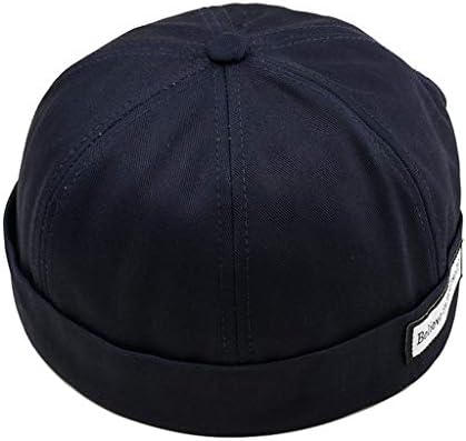 Xuways Men Women Hat Cap Casual Docker Sailor Mechanic Brimless Solid Color