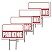 12x18 Parking Lawn Sign Kit with Arrow Stickers (4)