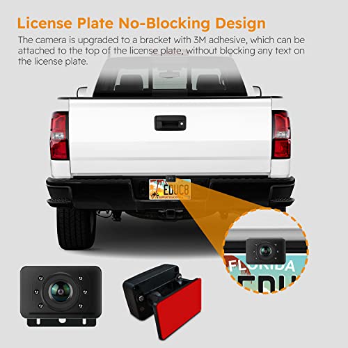 VECLESUS WM1 1080P HD Wireless Backup Camera System, 4.3”LCD Monitor, Superior Night Vision Wide